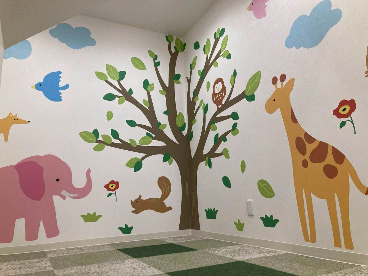 小児歯科医院のデザイン壁紙